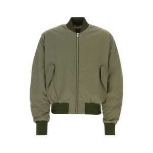 1989 Studio Men Army Green Polyester Bomber Jacket